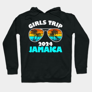 Girls Trip Jamaica 2024 Beach Womens Weekend Birthday Squad Hoodie